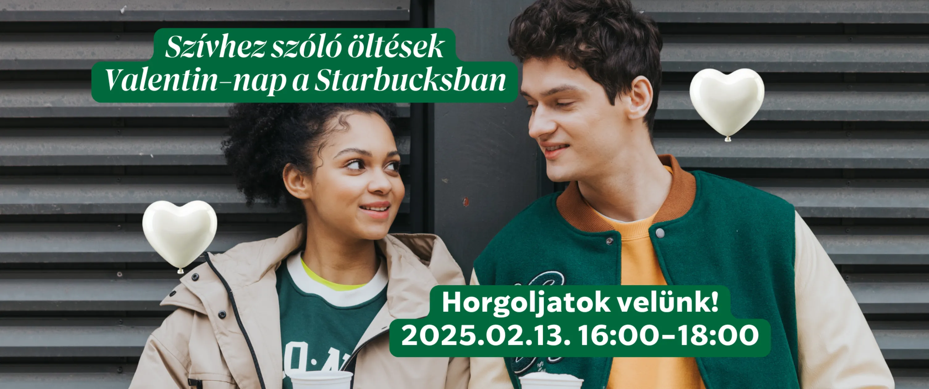 Starbucks Valentin-napi Szívecske Horgolás 2025